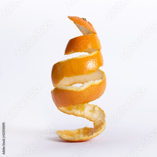 spiral orange peel photo