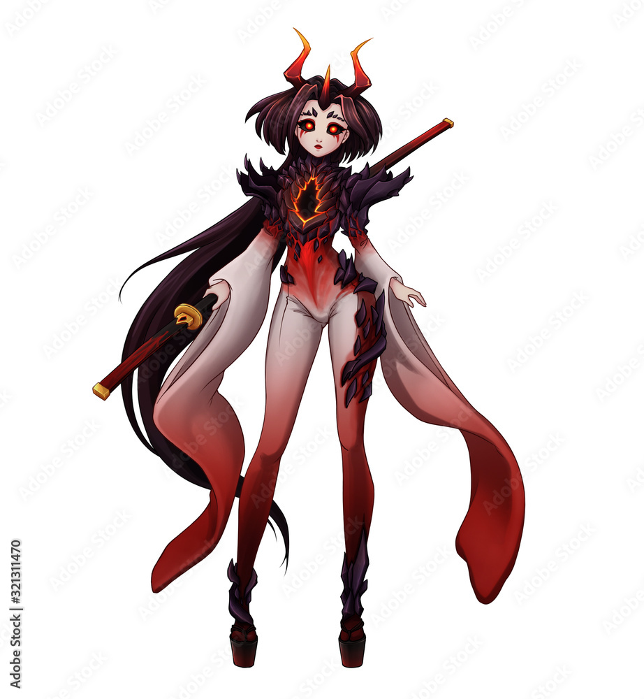 Anime boy devil HD wallpapers | Pxfuel
