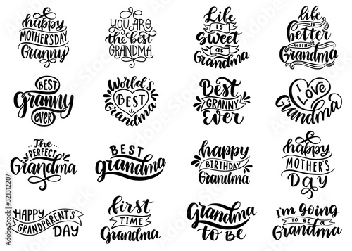 I love grandma.Best granny ever. Happy mother's day. First time grandma. Happy grandparent's day.