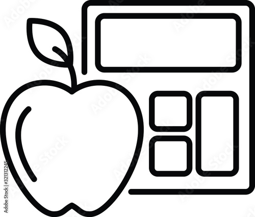 Calorie calculator icon