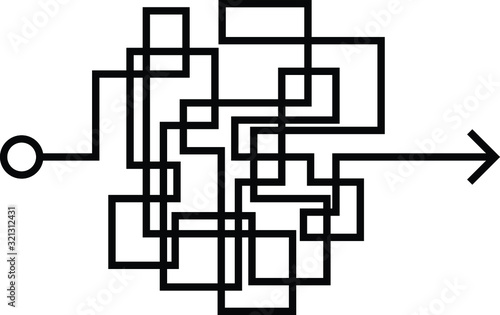 confused icon, vector