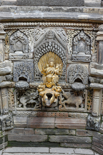 Old fountain at Patan near Kathmandu on Nepal