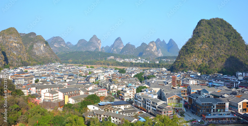 Amazing Views of Yangshuo City in China, from Above