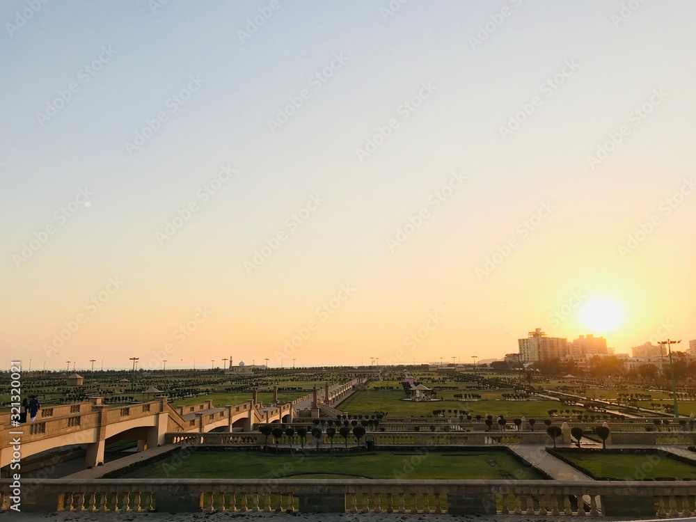 The gorgeous view of Ibne Qasim park
