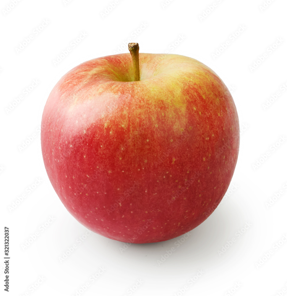 Yellow red apple isolated on white background. Fresh beutiful apple. Yellow red apple isolated on white background. Fresh beutiful apple.