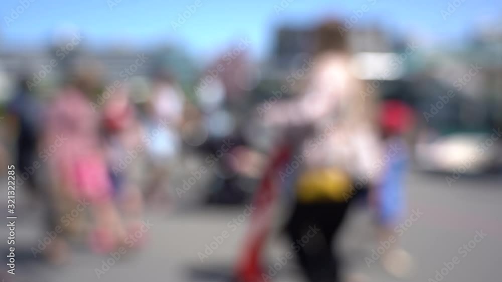 Blurred video of Downtown Wellington City waterfront view in the capital of New Zealand; Slow motion Blurred video of Downtown Wellington City waterfront view in the capital of New Zealand; Slow motion