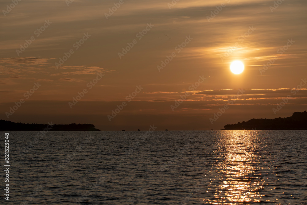 Sunset Over Adriatic Sea