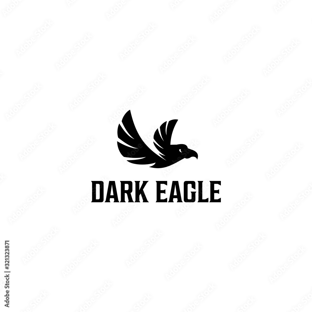 Obraz premium Creative eagle logo stock vector