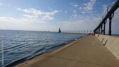 Michigan City Lighthouse   Pier