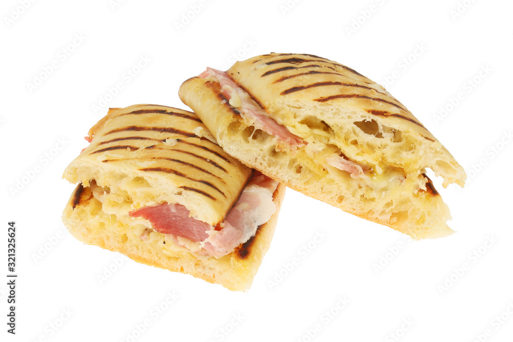 Cheese and ham panini Cheese and ham panini