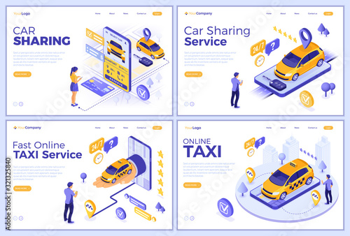 Isometric Car Sharing and Online Taxi