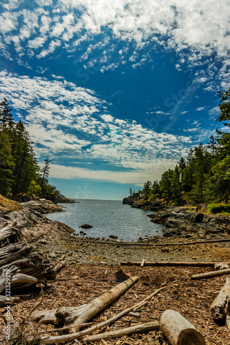 Complete view of the cove - Smuggler's Cove, Sunshine Coast, BC, Canada
