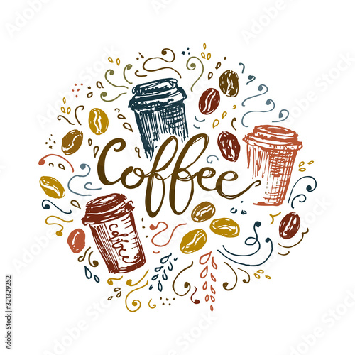 Coffee to go pattern