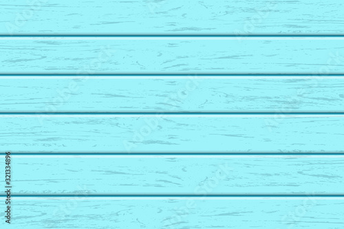 Empty blue wooden vector background.