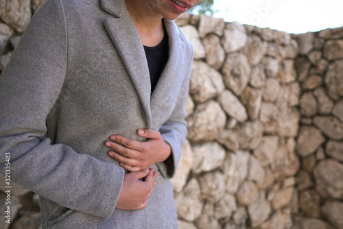 Slika na platnu Abdominal Pain