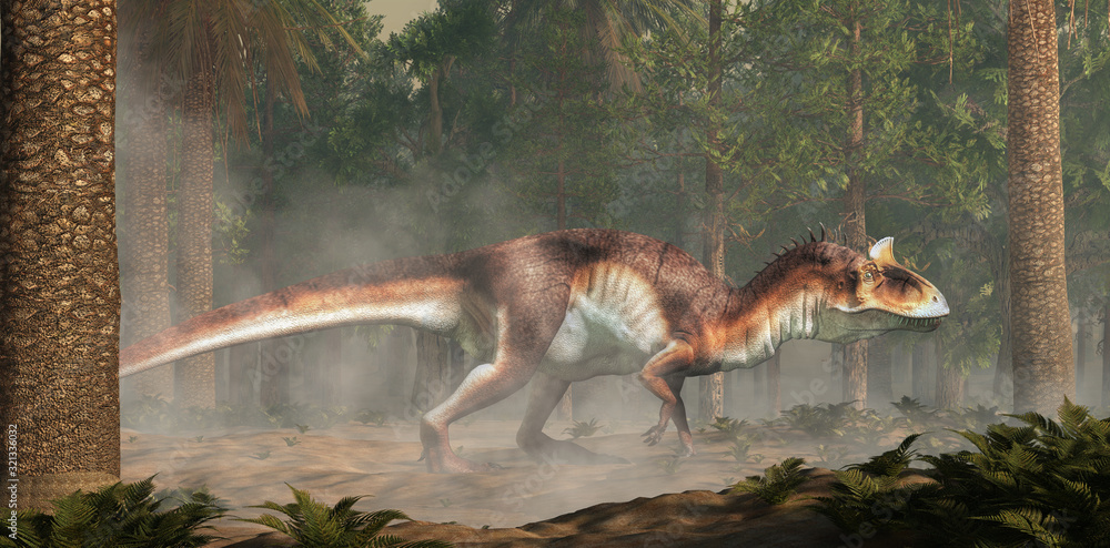 Cryolophosaurus was a carnivorous theropod dinosaur, known for its ...