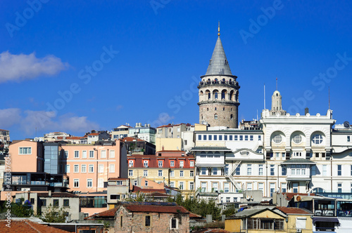 Galata tower the main symbol of Istanbul was built in 1349.