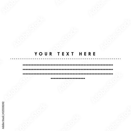 place for your text vector illustration black and white