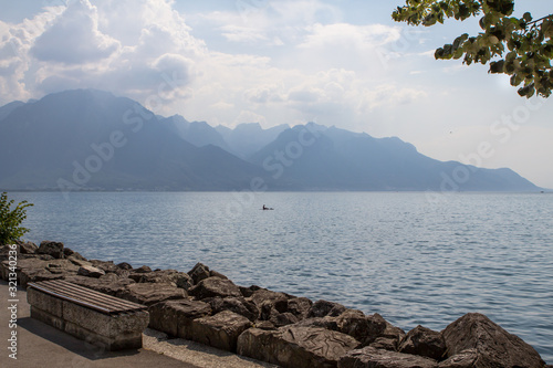 Geneva lake panorama, Switzerland