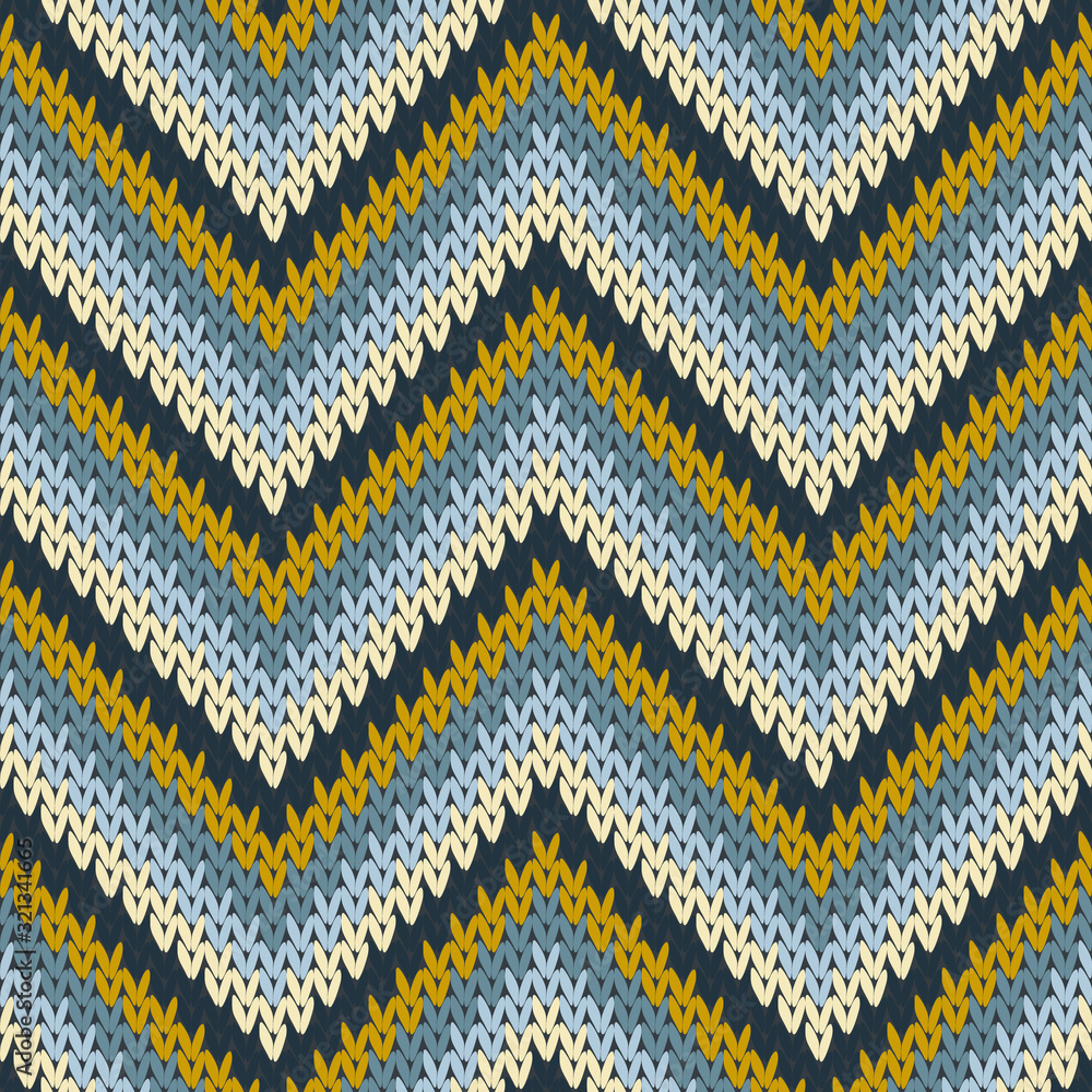 Material zigzag chevron stripes knit texture Material zigzag chevron stripes knit texture