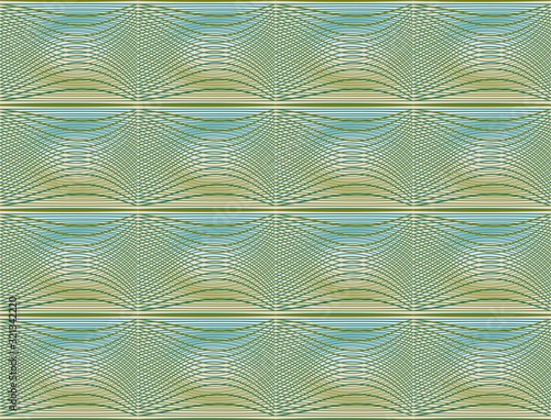 Green and blue wavy tilled abstract background,drapery patterns, wrap paper design, vector design