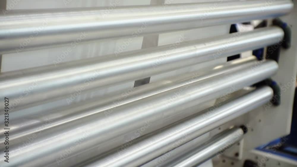Part of automatic plastic bag making machine Part of automatic plastic bag making machine