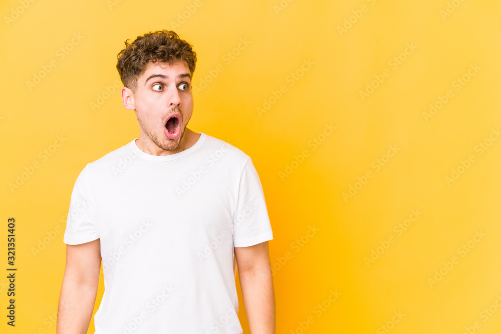 being shocked because of something she has seen. being shocked because of something she has seen.