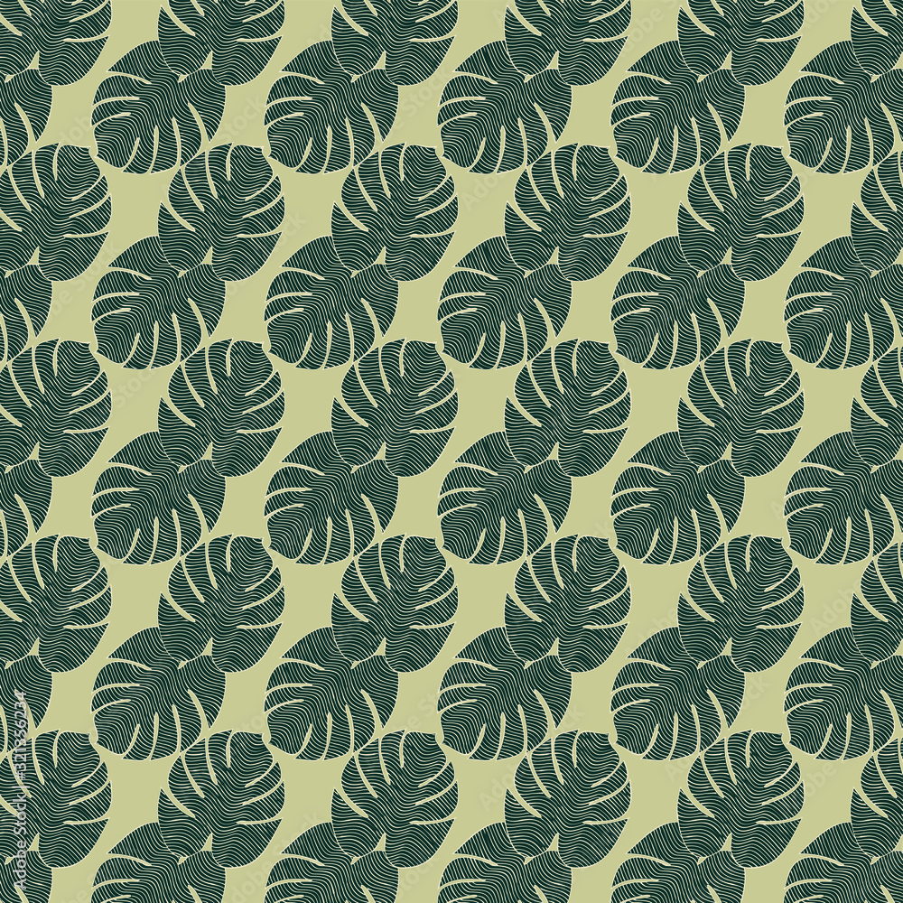 abstract tropical green leaf pattern background seamless abstract tropical green leaf pattern background seamless