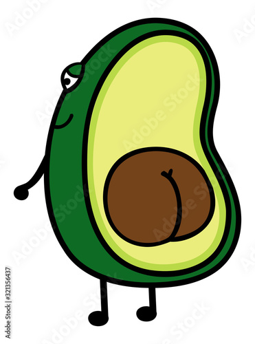Avocado avo butt