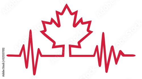 Canada Pulse Maple leaf