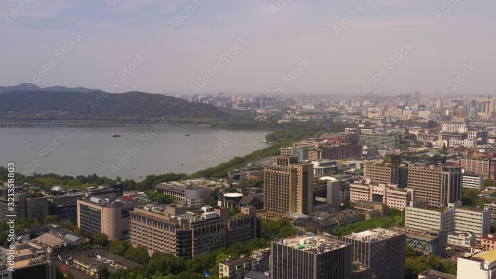 Aerial China Hangzhou West Lake September 2019 Sunny Day 4K Mavic Pro Aerial video of West Lake in Hangzhou China on a beautiful sunny clear day. Aerial China Hangzhou West Lake September 2019 Sunny Day 4K Mavic Pro Aerial video of West Lake in Hangzhou China on a beautiful sunny clear day.