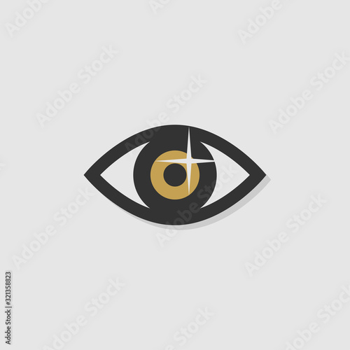 Minimalist clear vision icon