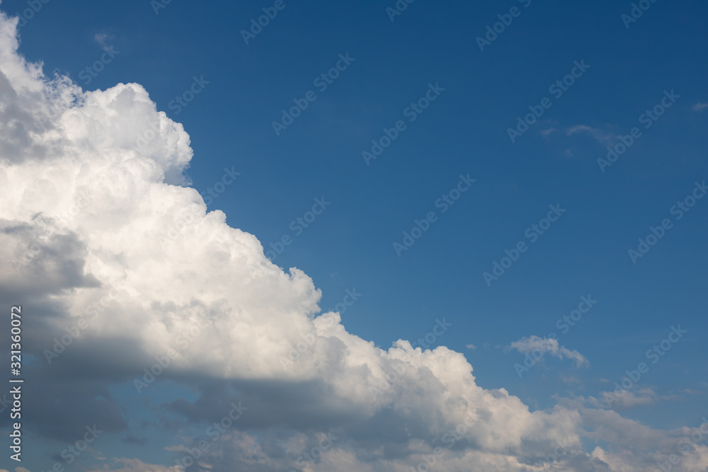 blue sky with clouds