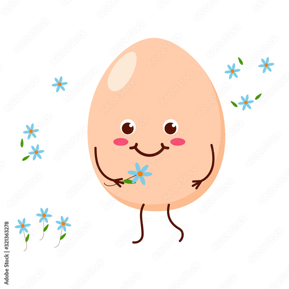 Cute cartoon character Egg Cute cartoon character Egg