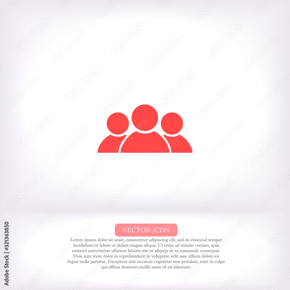 Vector people icon design 10 eps illustration Flat design Vector people icon design 10 eps illustration Flat design