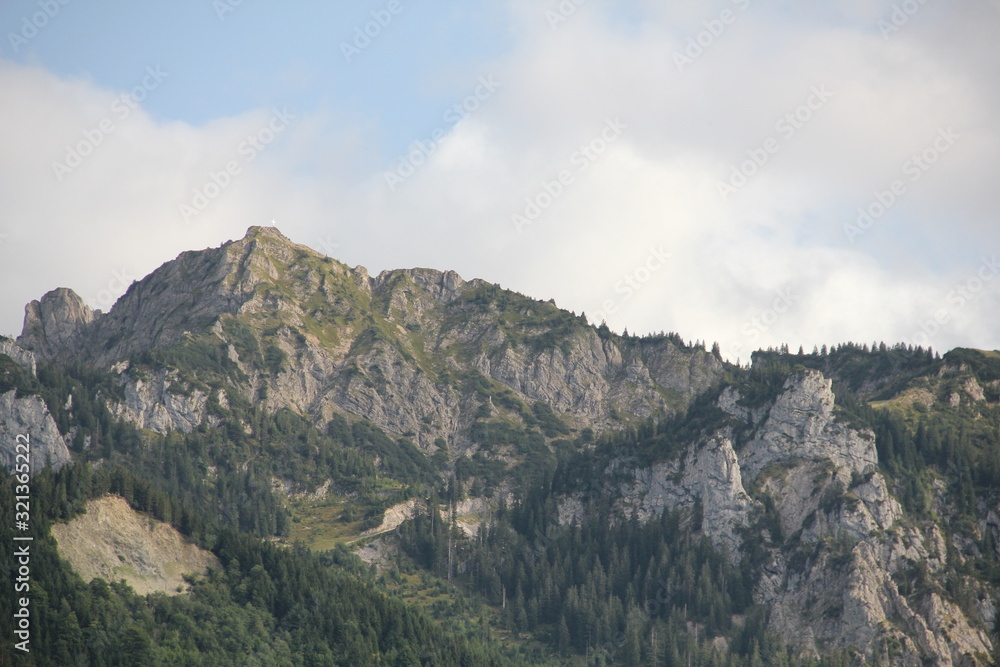 view of mountains