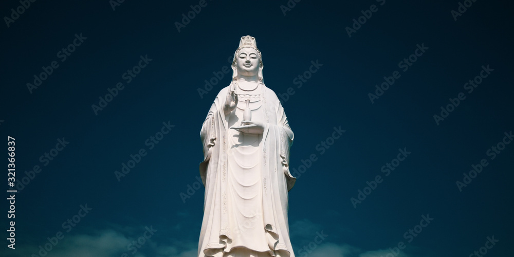 Lady Buddha. Big statue. Vietnam.
