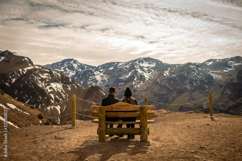 Couple in Valle Nevado