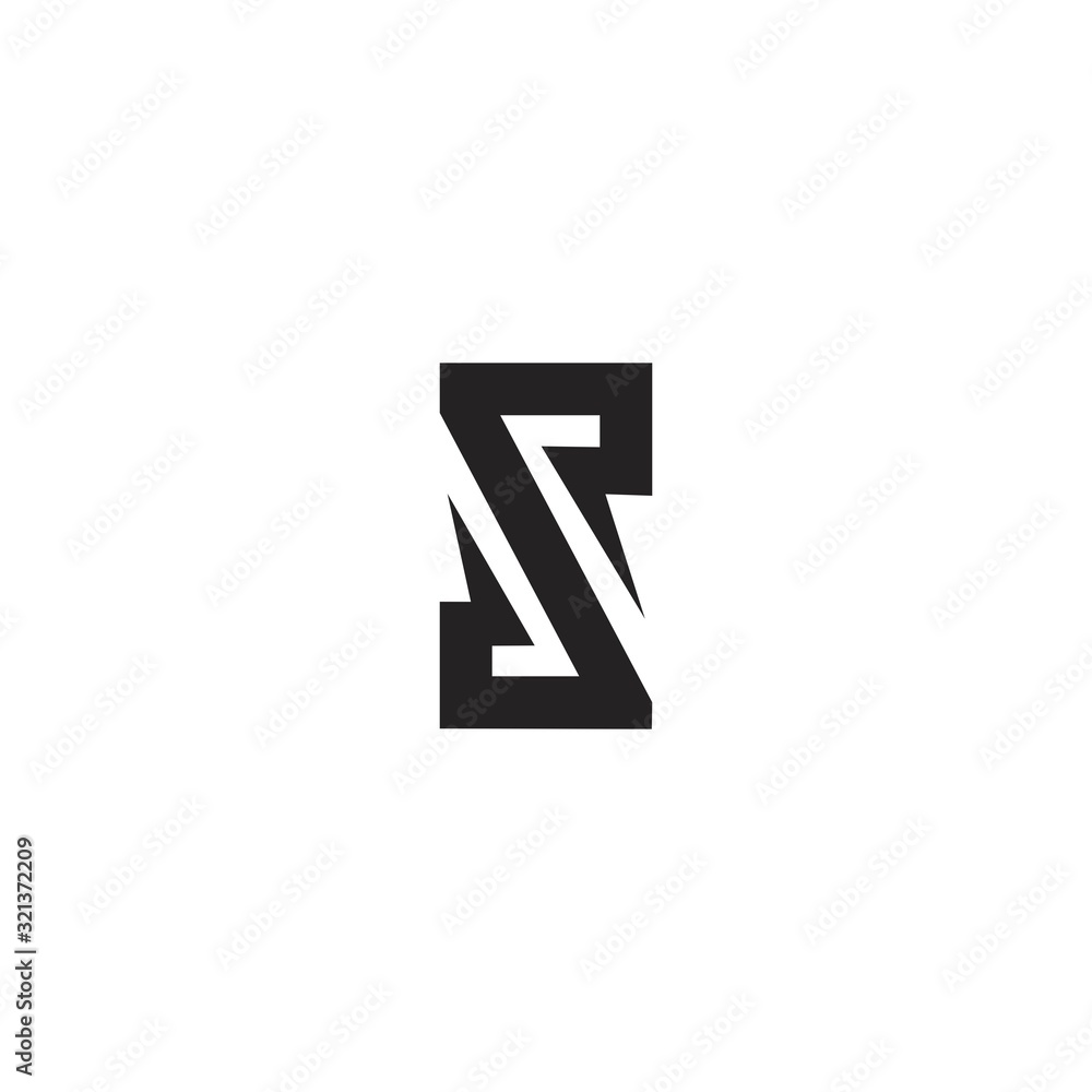 Fototapeta premium S Letter Logo Design Vector