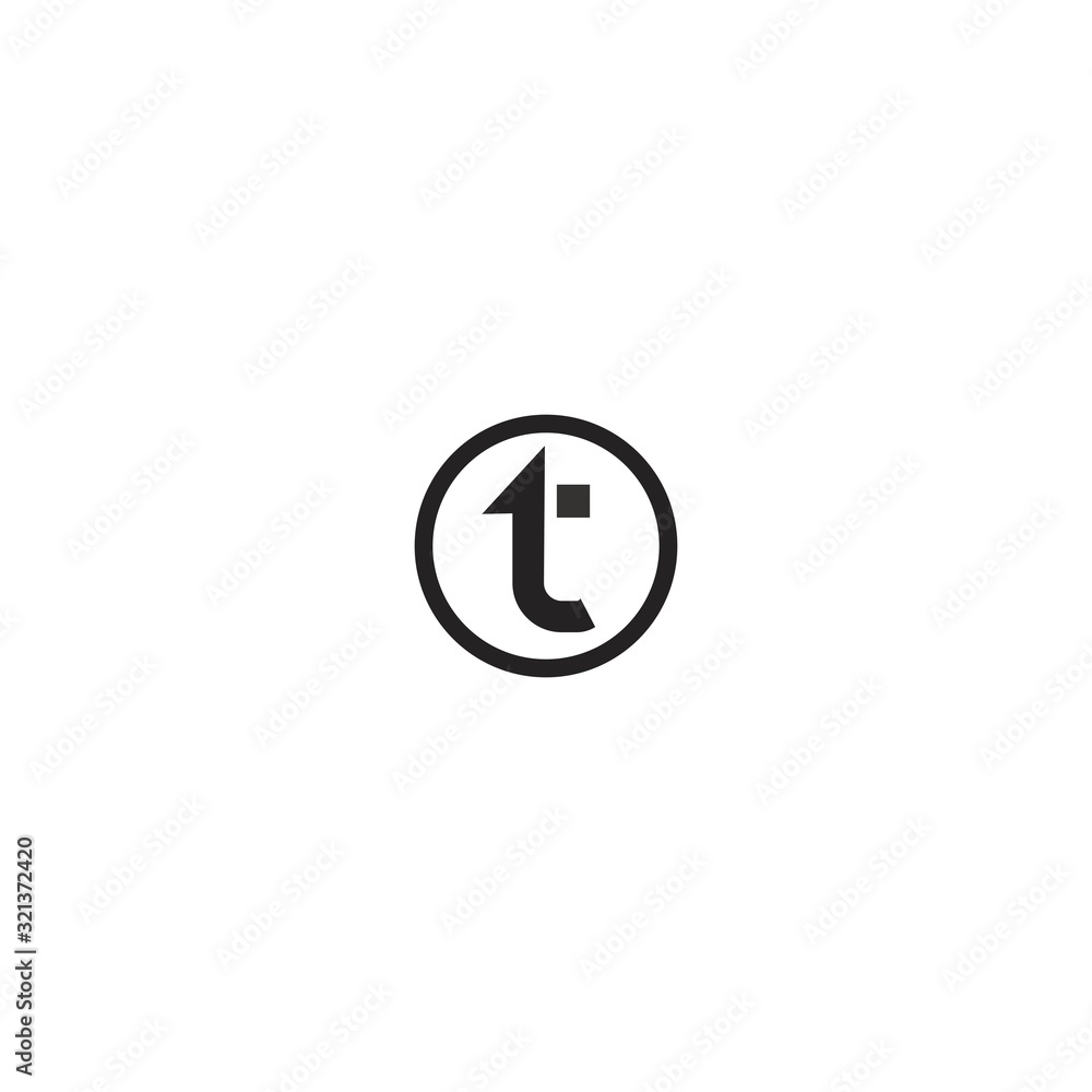 T Logo design template style T Logo design template style