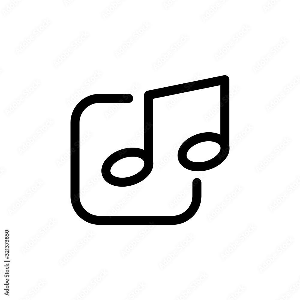 Vector music icon design Vector music icon design