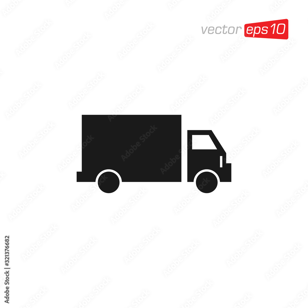 Truck Delivery Icon Design Illustration Truck Delivery Icon Design Illustration