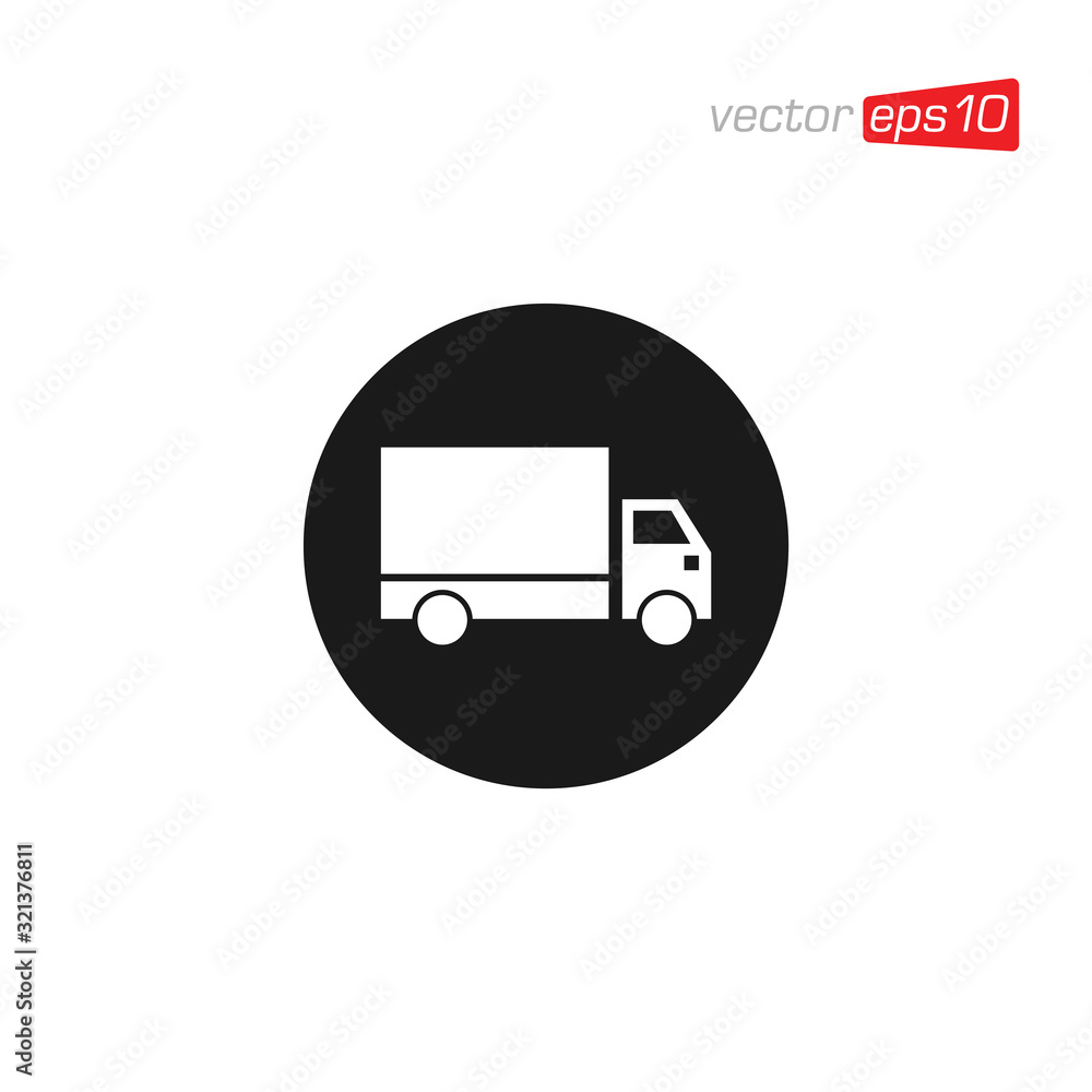 Truck Delivery Icon Design Illustration Truck Delivery Icon Design Illustration