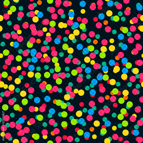 colored points seamless pattern