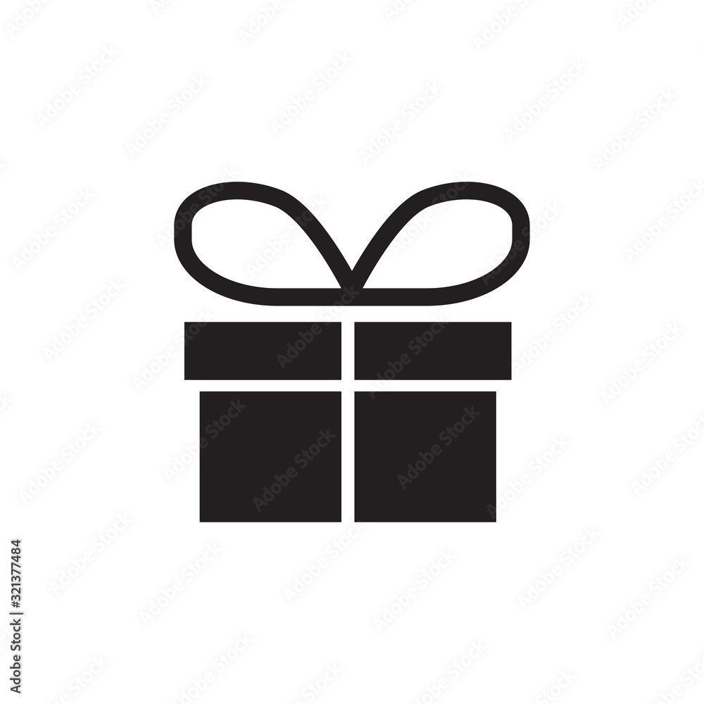gift box icon design vector logo template EPS10 gift box icon design vector logo template EPS10
