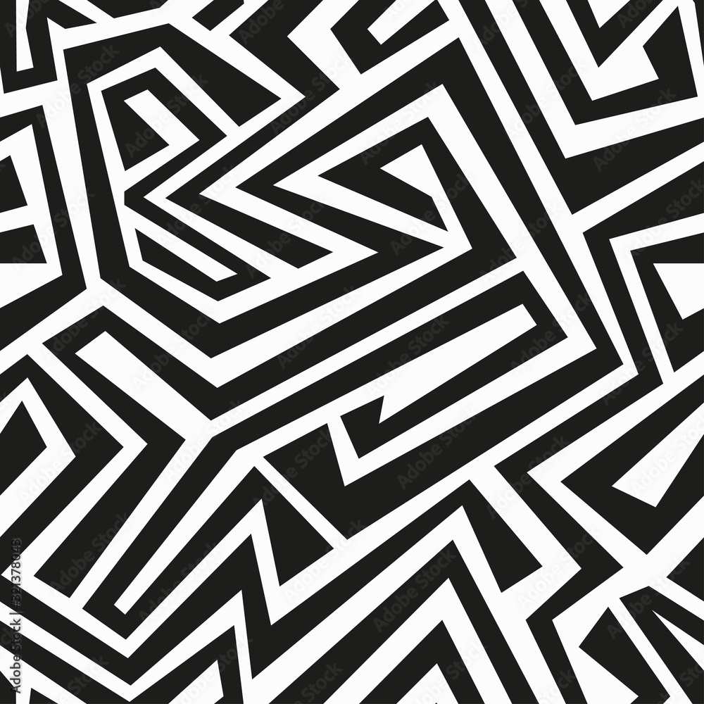 monochrome tribal seamless pattern monochrome tribal seamless pattern