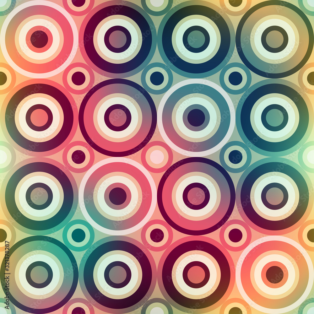 psychedelic color circle seamless pattern psychedelic color circle seamless pattern