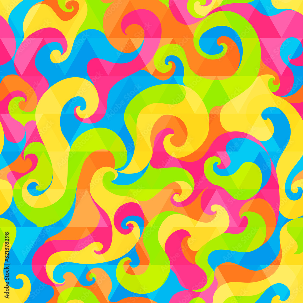 psychedelic seamless pattern