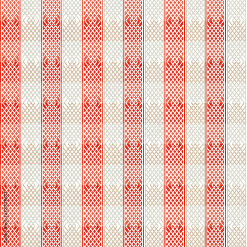 vintage red lines seamless pattern
