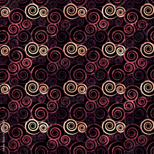 vintage red spiral seamless